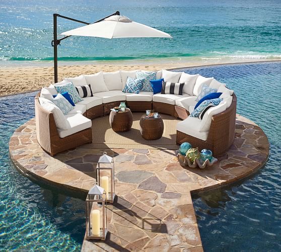 salon, de, jardin, en, resine